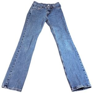 Levi's 501 Jeans Womens 29x32 Blue Denim Slim Fit Straight Leg Medium Wash